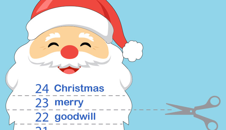 christmas themed words